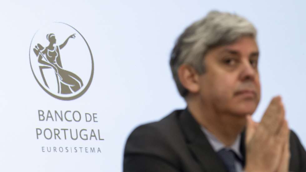 O governador do Banco de Portugal, Mário Centeno, durante a apresentação do Relatório de Estabilidade Financeira, no Banco de Portugal, em Lisboa, 17 de dezembro de 2020. JOSÉ SENA GOULÃO/LUSA