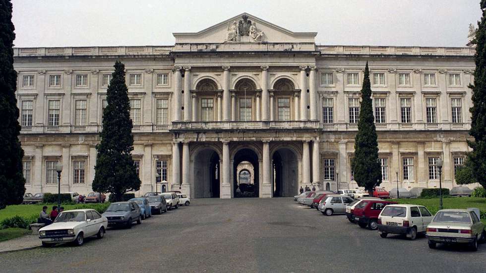 O Palácio da Ajuda sofre de infiltrações há anos
