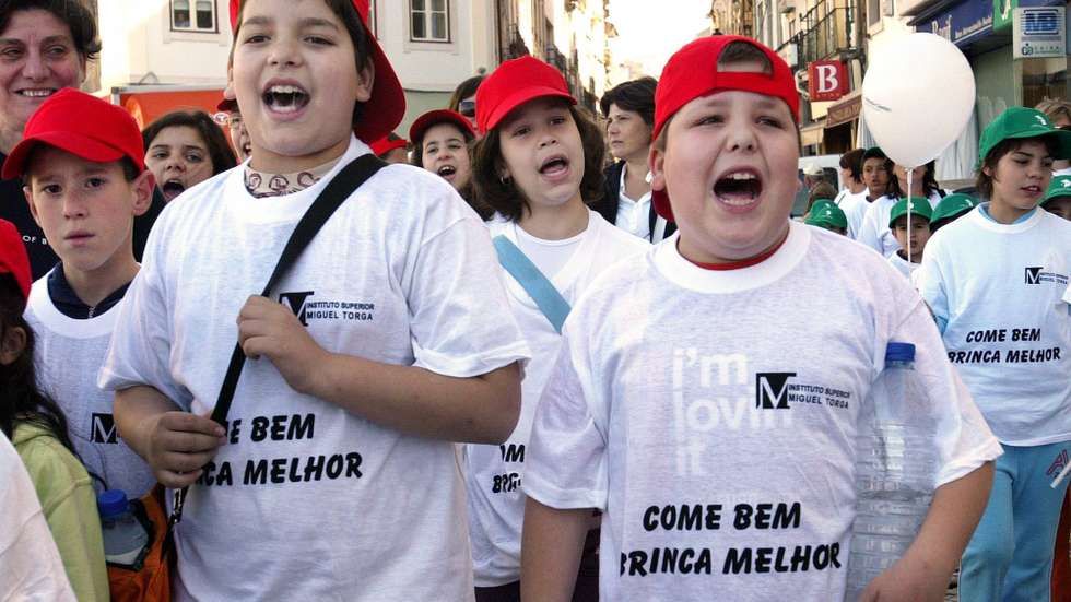 Em 2008, Portugal era o segundo país com maior prevalência de excesso de peso e obesidade infantil