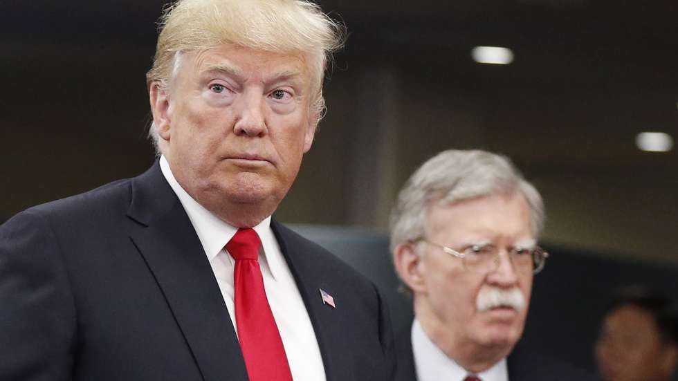 epa08498486 (FILE) - US President Donald Trump (L) arrives with US National Security Advisor John Bolton (R) during the 73rd session of the General Assembly of the United Nations at United Nations Headquarters in New York, New York, USA, 24 September 2018 (reissued 20 June 2020). According to media reports, the US government wants to prevent publication of a book by Bolton, arguing that national security is at risk. A US judge allows the release of ex-Trump aide Bolton&#039;s book, as reported on 20 June 2020.  EPA/JUSTIN LANE *** Local Caption *** 54649310