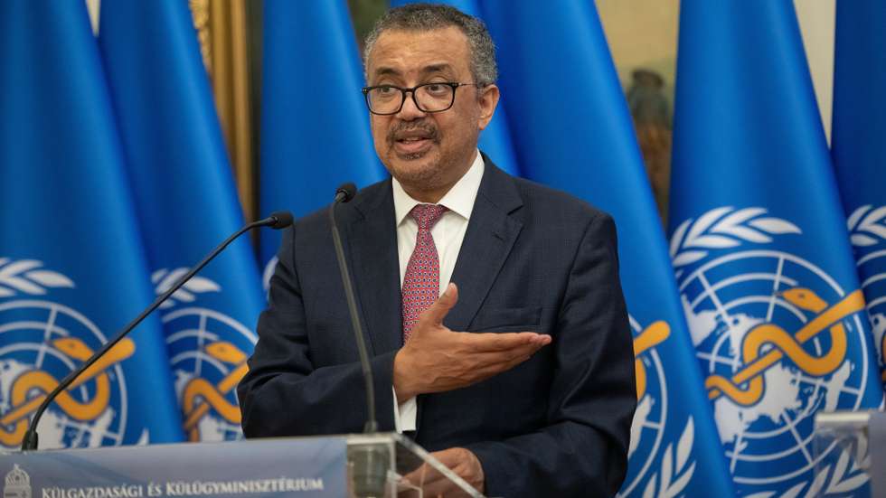 Doretor-geral da OMS Tedros Adhanom Ghebreyesus