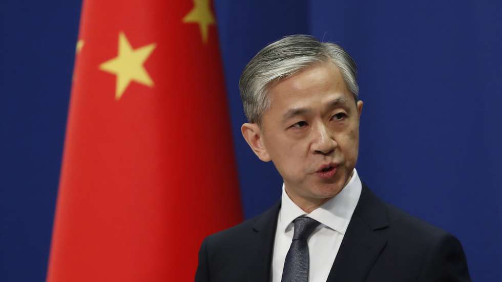 O ministro dos Negócios Estrangeiros da China Wang Wenbin