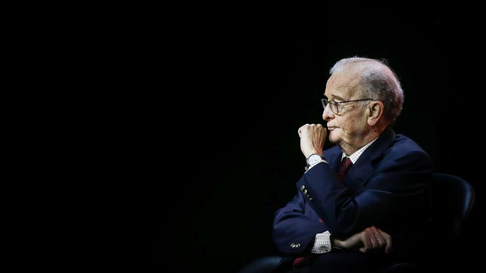 O antigo Presidente da República, Jorge Sampaio, participa na sessão evocativa dos 30 anos do Moderno Planeamento Estratégico de Lisboa que foi introduzido durante o seu primeiro mandato na Câmara Municipal de Lisboa, no Cineteatro Capitólio, em Lisboa, 27 de janeiro de 2020. MÁRIO CRUZ/LUSA