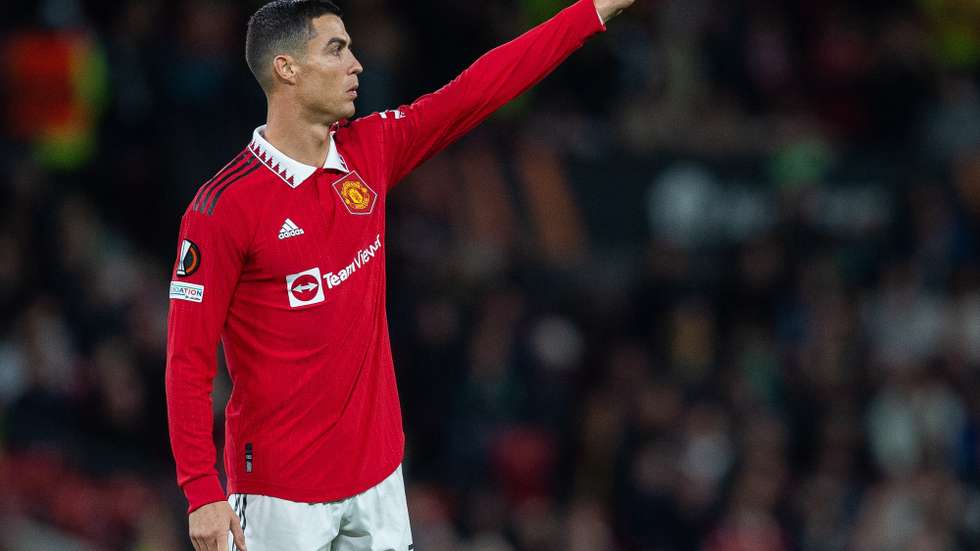 epa10321058 (FILE) - Manchester United's Cristiano Ronaldo reacts during the UEFA Europa League group E soccer match between Manchester United and Sheriff Tiraspol, in Manchester, Britain, 27 October 2022 (re-issued 22 November 2022). Cristiano Ronaldo and Manchester United reached an agreement to mutually terminate the player's contract the club announced 22 November 2022.  EPA/PETER POWELL