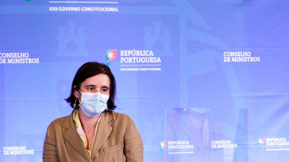 A ministra da Presidência e da Modernização Administrativa, Mariana Vieira da Silva, à chegada para a conferência de imprensa no final da reunião do Conselho de Ministros, que decorreu no Palácio da Ajuda, em Lisboa, 20 de maio de 2021. ANTÓNIO COTRIM/LUSA