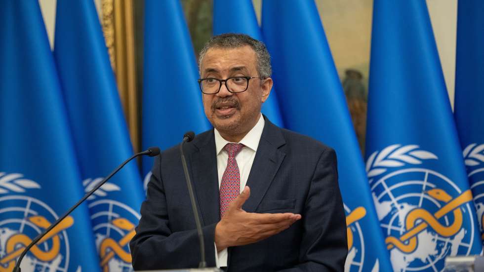 Doretor-geral da OMS Tedros Adhanom Ghebreyesus