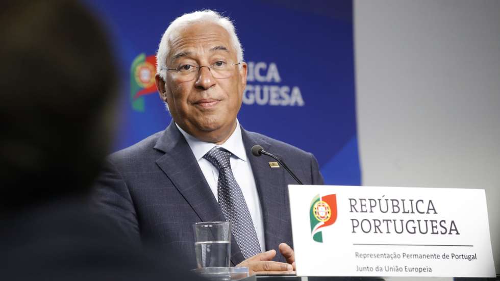 epa10540721 Portugal’s Prime Minister Antonio Costa speaks during a press conference at the end of an EU Summit in Brussels, Belgium, 24 March 2023. EU leaders met for a two-day summit to discuss the latest developments in relation to &#039;Russia&#039;s war of aggression against Ukraine&#039; and continued EU support for Ukraine and its people. The leaders were also debating on competitiveness, single market and the economy, energy, external relations among other topics, including migration.  EPA/OLIVIER HOSLET