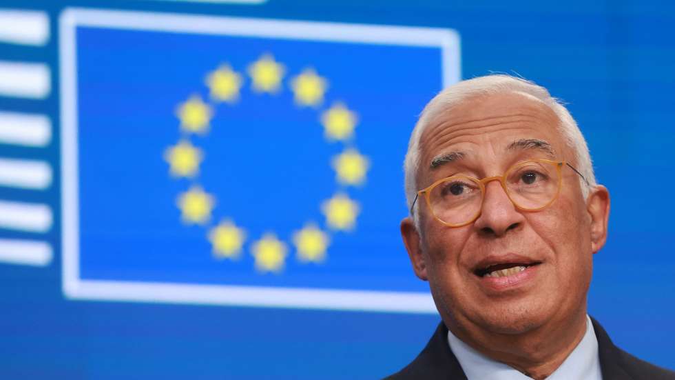 epa12602235  European Council President Antonio Costa at the end of the EU Council Summit in Brussels, Belgium, 19 December 2025. EU leaders were meeting to discuss the latest developments in Ukraine, the EU's next multiannual financial framework, the EU enlargement process, and the geoeconomic situation in the European Union.  EPA/OLIVIER HOSLET