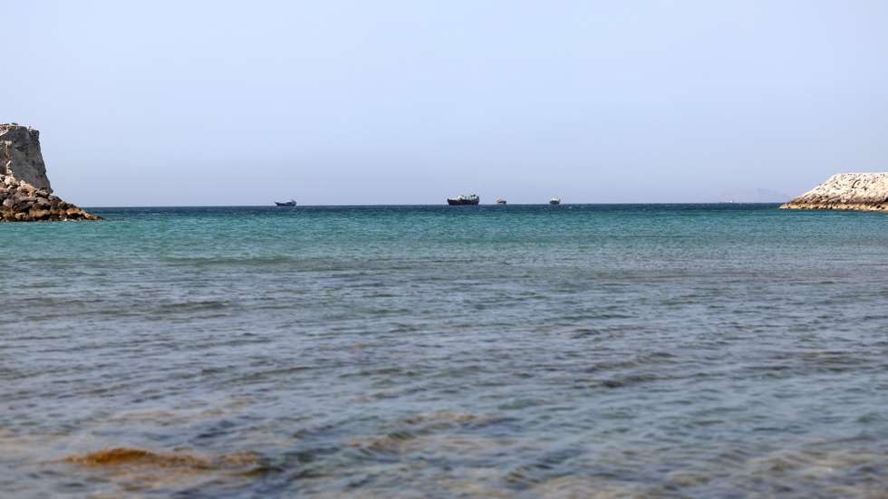 epa12194525 Ships in the Strait of Hormuz as seen from Khasab, Musandam Governorate, Oman, 24 June 2025. The Iranian parliament approved a measure to close the Strait of Hormuz following US strikes on three of Iran's key nuclear sites on 22 June 2025. Israel and Iran have been exchanging fire since Israel launched strikes across Iran on 13 June 2025.  EPA/ALI HAIDER