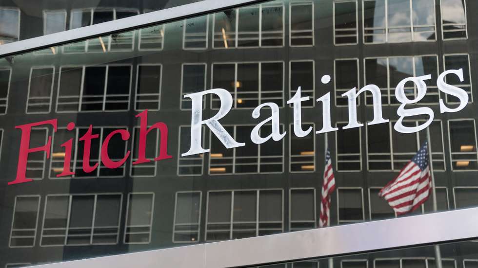 epa10781814 The offices of Fitch Ratings, one of three major credit rating agencies, in New York, New York, USA, 02 August 2023. Fitch downgraded the United States government credit rating from AAA to AA+, a change the company partially attributed to politics around the recent debt ceiling standoff.  EPA/JUSTIN LANE