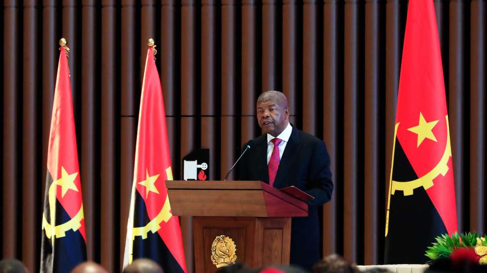 O Presidente de Angola, João Lourenço, discursa durante a cerimónia de Abertura do Ano Judicial, no Complexo Protocolar da Presidência da República, em Luanda, Angola, 03 de março de 2026. AMPE ROGÉRIO/LUSA