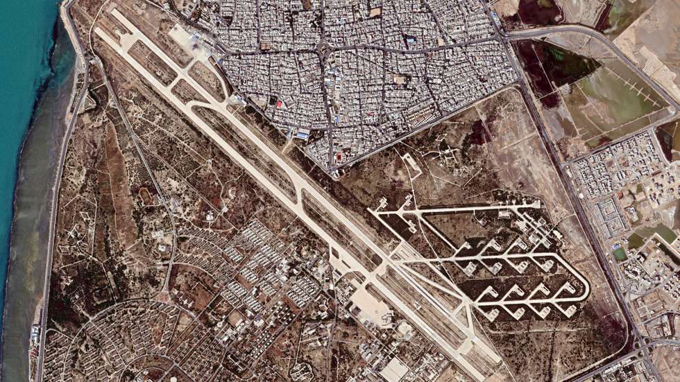 epa12802005 A handout satellite image made available 07 March 2026 by Vantor shows airstrike damage to Bushehr airport in Iran following Israel-US airstrikes. At Bushehr, along the coast of the Persian Gulf, both the primary airport/airbase and nearby naval facilities suffered extensive damage from recent airstrikes.  EPA/SATELLITE IMAGE ©2026 VANTOR / HANDOUT -- MANDATORY CREDIT: SATELLITE IMAGE 2026 VANTOR -- THE WATERMARK MAY NOT BE REMOVED/CROPPED --HANDOUT EDITORIAL USE ONLY/NO SALESHANDOUT EDITORIAL USE ONLY/NO SALES