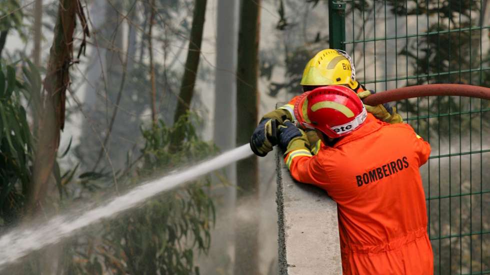 Foram mobilizados para o local 11 operacionais dos bombeiros de Évora e da PSP, apoiados por quatro veículos