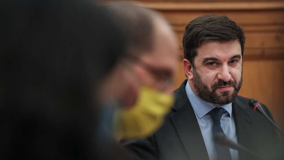 O ministro da Educação, Tiago Brandão Rodrigues, durante a sua audição na Comissão de Educação, Ciência, Juventude e Desporto, na Assembleia da República, em Lisboa, 12 de janeiro de 2020. MÁRIO CRUZ/LUSA