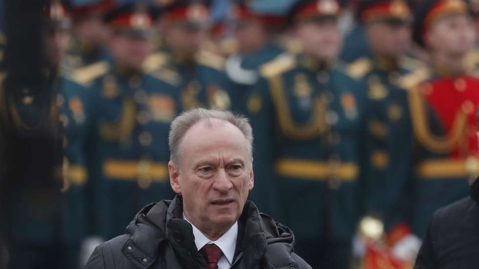 epa09187154 Russia's Security Council Secretary Nikolai Patrushev arrives to watch the Victory Day military parade in the Red Square in Moscow, Russia, 09 May 2021. The Victory Day military parade annually takes place 09 May 2021 in the Red Square to mark the victory of the Soviet Union over the Nazi Germany in the World War II.  EPA/MAXIM SHIPENKOV