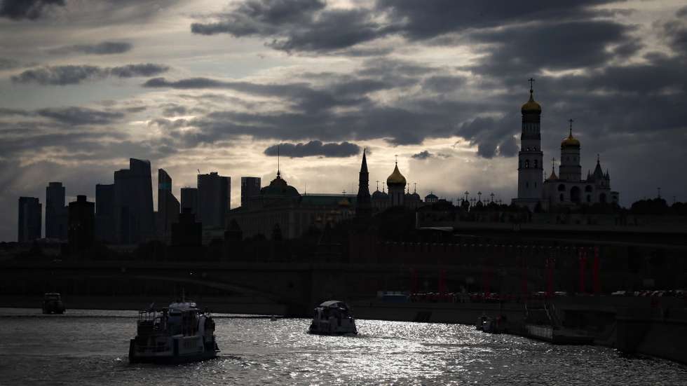 epa10609158 View of the Moscow Kremlin during sunset in Moscow, Russia, 04 May 2023. According to the Russian Presidential Press Service, two unmanned aerial vehicles targeted the Kremlin on the night of 02 May. The Kremlin accused Kyiv of carrying out the drone strike against the residence of the Russian president, adding that the drones were disabled and crashed in the Kremlin grounds without causing any casualties or damage. The Kremlin described the action as a 'planned terrorist attack and an assassination attempt targeting the President', noting that the president was not injured. Ukraine and the US denied any involvement in the alleged drone attack on the Kremlin. Restrictions on drone flights have been introduced by about 40 regions of Russia.  EPA/YURI KOCHETKOV