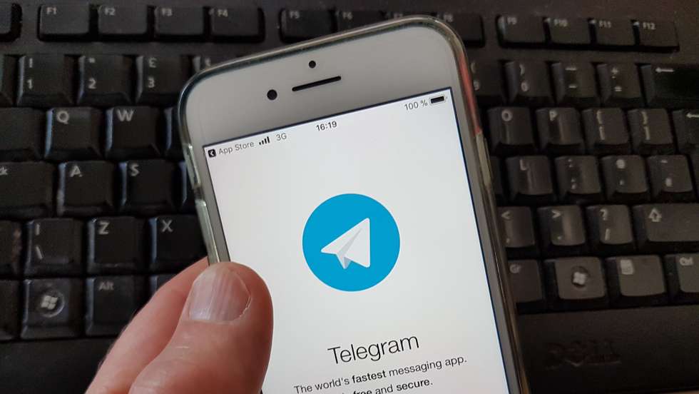 epa06675065 An image showing the Telegram app on  Apple's iPhone, Frankfurt, Germany, 17 April 2018. Media reports on 17 April state Roskomnadzor, Russia's authority regulating telecommunications has asked Apple and Google to take down Telegram messenger app from their stores. Russian government recently banned the app after program developers refused to give them the app's encryption keys despite a Russian court ruling the federal security services must have access to Telegram's user communications.  EPA/MAURITZ ANTIN
