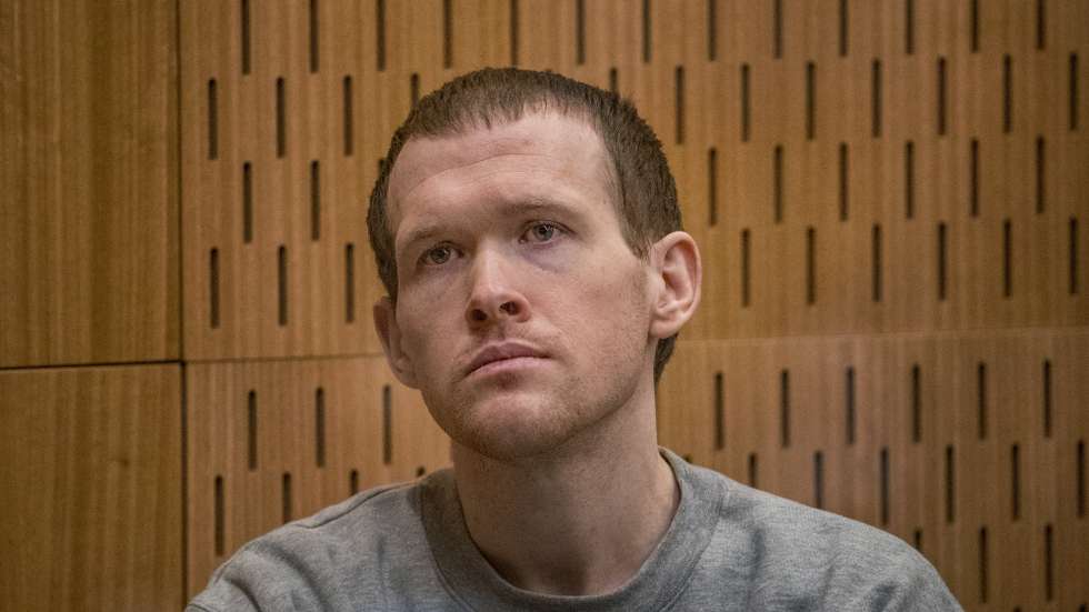 epa08758479 YEARENDER 2020 
WARS AND CONFLICTS 

Christchurch mosque attack gunman Brenton Tarrant listens to victim impact statements during a sentencing hearing at the High Court in Christchurch, New Zealand, 25 August 2020. Tarrant is being sentenced on 51 counts of murder, 40 counts of attempted murder and one terrorism charge after attacks on two mosques last year.  EPA/JOHN KIRK-ANDERSON / POOL AUSTRALIA AND NEW ZEALAND OUT *** Local Caption *** 56295428