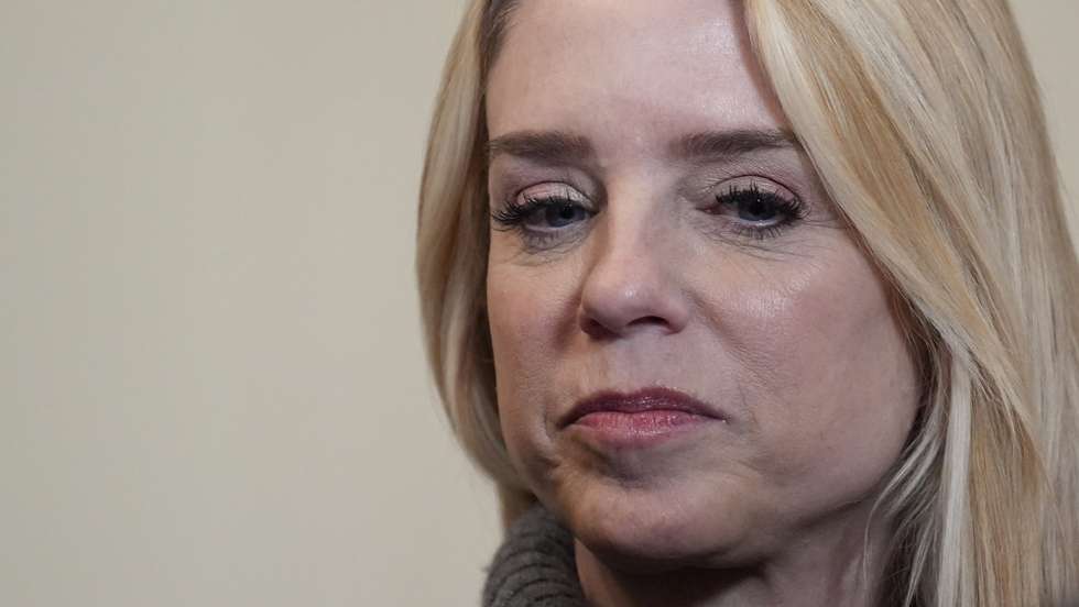epa12797929 US Attorney General Pam Bondi attends an event celebrating the 2025 MLS Cup Champions Inter Miami CF in the East Room of the White House, Washington, DC, USA, 05 March 2026.  EPA/YURI GRIPAS / POOL