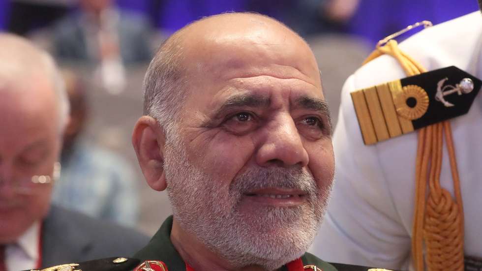 epa10124142 Coordinator Deputy of General Staff of Armed Forces of the Islamic Republic of Iran, Brigadier general Ali Abdollahi Aliabadi, attends the Moscow Conference on International Security (MCIS) at the Patriot Park in Kubinka, Moscow region, Russia, 16 August 2022. The 10th Moscow Conference on International Security takes place on 15-16 August at the Russian Armed Forces' Patriot Park.  EPA/MAXIM SHIPENKOV
