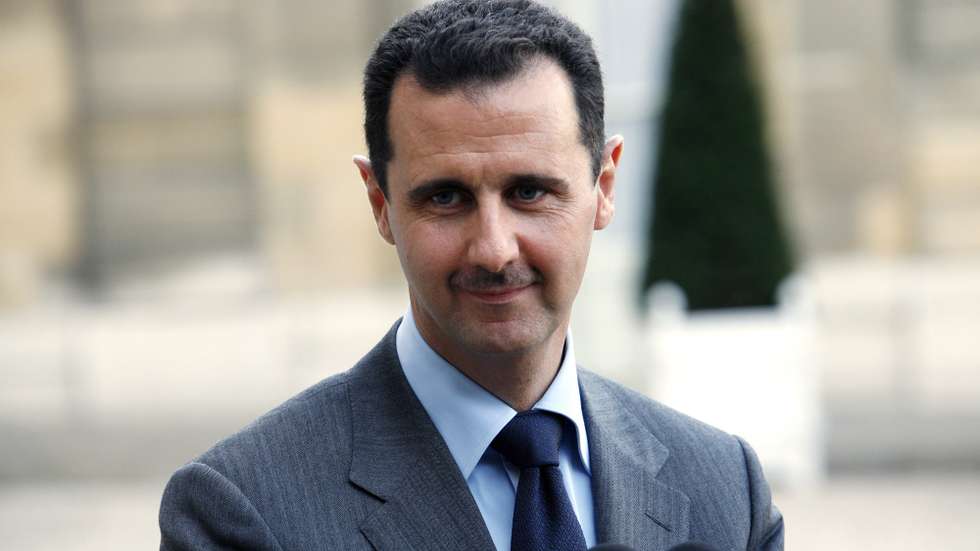 epa13160939 (FILE) - Syrian President Bashar al Assad addresses the media at the Elysee Palace, in Paris, France, 13 November 2009 (reissued 11 August 2026). A Syrian court found guilty and sentenced Bashar al Assad to death in absentia 11 August 2026 for premeditated murder of people including children, torture, arbitrary detention and crimes against humanity.  EPA/LUCAS DOLEGA *** Local Caption *** 01932163