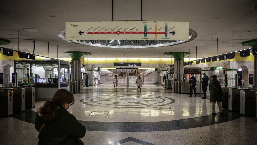 Estação do Metro dos Olivais depois das obras de requalificação