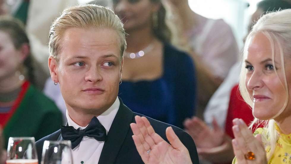 epa12200636 (FILE) - Marius Borg Hoiby (L) and Norwegian Crown Princess Mette-Marit attend a government's party event in Oslo, Norway, 16 June 2022 (reissued 27 June 2025). The son of Norwegian Crown Princess Metta-Marit, Marius Borg Hoiby is accused of violent and sexual offenses, according to Police Attorney Andreas Kruszewski from the Oslo Police District who held a press conference with updates on 27 June 2025. The police have forwarded the case to the Oslo public prosecutor's office, which will now examine whether Hoiby should be charged.  EPA/Lise Aserud NORWAY OUT