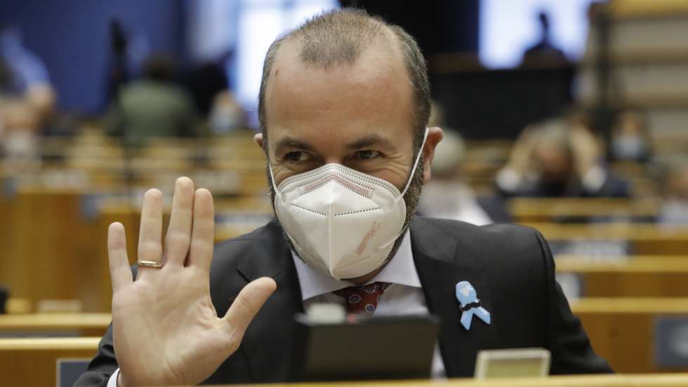 O líder do PEE, Manfred Weber