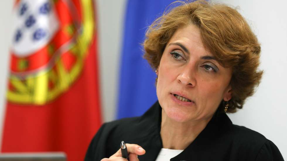 A presidente do Conselho de Finanças Públicas (CFP), Nazaré da Costa Cabral, durante a conferência de imprensa para divulgação do relatório “Finanças Públicas: Situação e Condicionantes 2019-2023”, na sede do CFP, em Lisboa, 14 de março de 2019. MANUEL DE ALMEIDA/LUSA