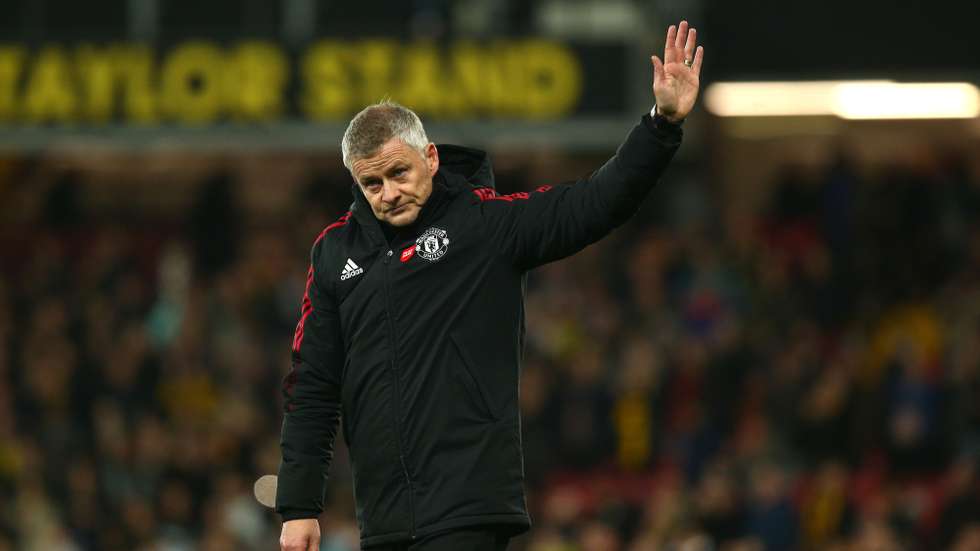 Solskjaer foi muito contestado pelos adeptos no final do jogo com o Watford mas acabou defendido por jogadores como Bruno Fernandes