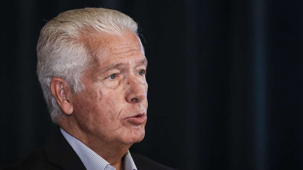 António Saraiva presidente da CIP - Confederação Empresarial de Portugal, em declarações à comunicação social após a reunião da Comissão Permanente de Concertação Social realizada no Palácio da Ajuda, em Lisboa, 2 de setembro de 2020. RODRIGO ANTUNES/LUSA