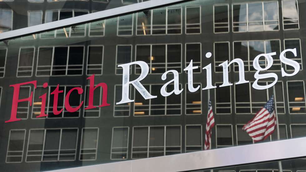 epa10781814 The offices of Fitch Ratings, one of three major credit rating agencies, in New York, New York, USA, 02 August 2023. Fitch downgraded the United States government credit rating from AAA to AA+, a change the company partially attributed to politics around the recent debt ceiling standoff.  EPA/JUSTIN LANE
