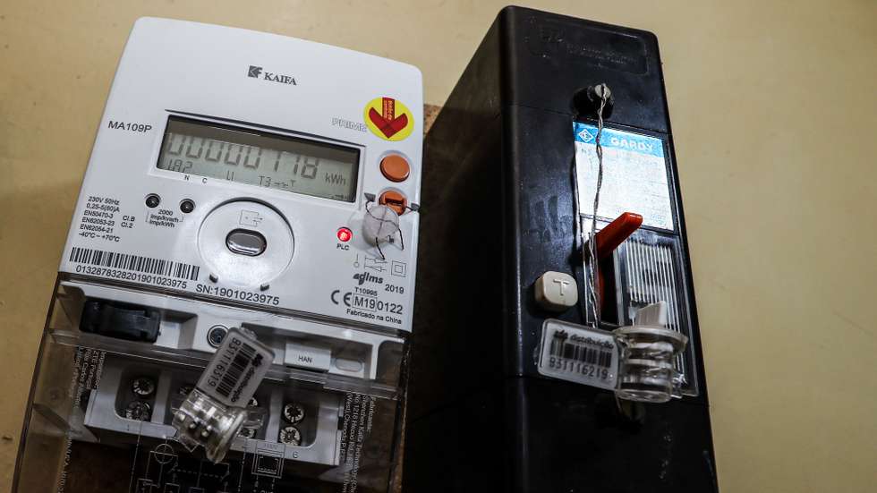 Contador de eletricidade, Lisboa, 23 de novembro de 2021. ANTÓNIO COTRIM/LUSA