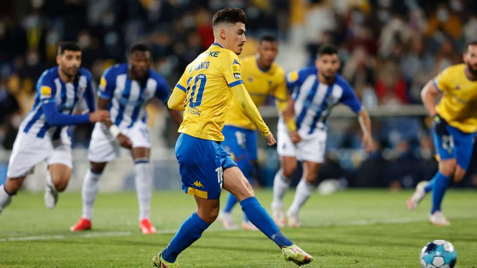 André Franco marcou um dos golos do Estoril na primeira volta do último Campeonato frente ao FC Porto