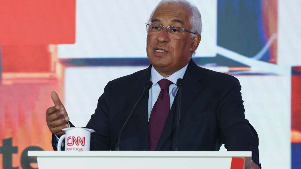 O primeiro-ministro, António Costa, intervém no 1.º CNN Portugal International Summit, sob o tema "Embrace the future: The world as we want it to be" (Abraçar o futuro: O mundo como queremos que ele seja), esta manhã em Lisboa, 21 de novembro de 2022. MIGUEL A. LOPES/LUSA