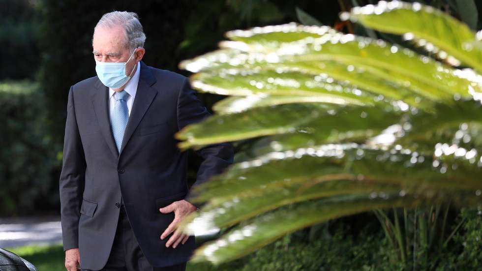 O antigo Presidente da República, António Ramalho Eanes, à chegada para a cerimónia de comemoração dos 40 anos da tomada de posse do VII Governo Constitucional da Democracia Portuguesa, no Palácio de São Bento, em Lisboa, 02 de setembro de 2021. ANTÓNIO PEDRO SANTOS/LUSA