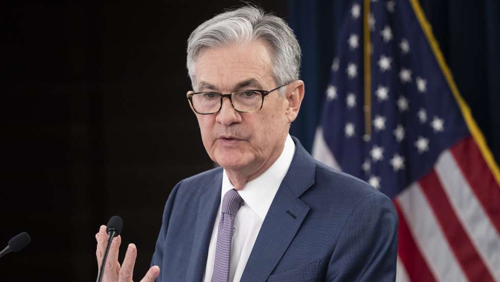 epa08267226 US Federal Reserve Chairman Jerome Powell holds a news conference on an emergency interest rate cut, in Washington, DC, USA, 03 March 2020. The US Federal Reserve made an emergency interest rate cut, lowering the benchmark US interest rate by half a percentage point, in response to economic concerns surrounding the coronavirus. The rate cut is the biggest since the financial crisis in 2008.  EPA/MICHAEL REYNOLDS
