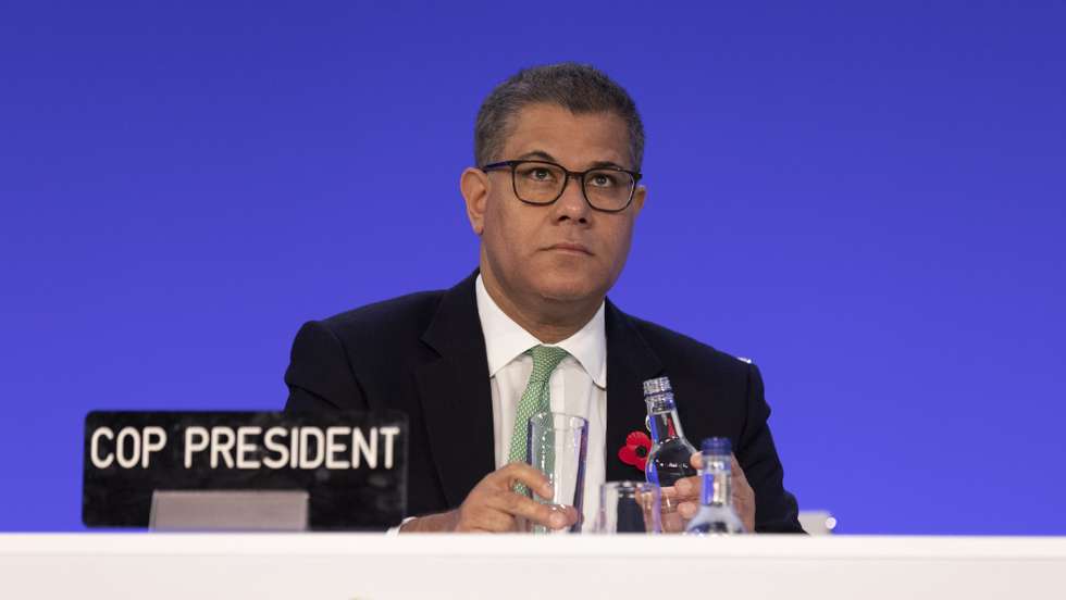 Alok Sharma, o presidente da COP26 em Glasgow