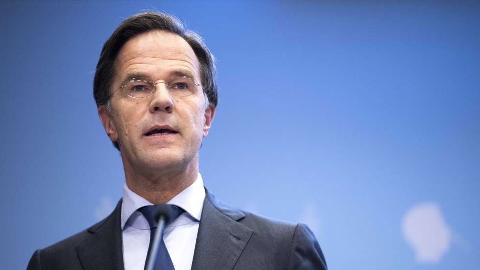 O primeiro-ministro neerlandês, Mark Rutte