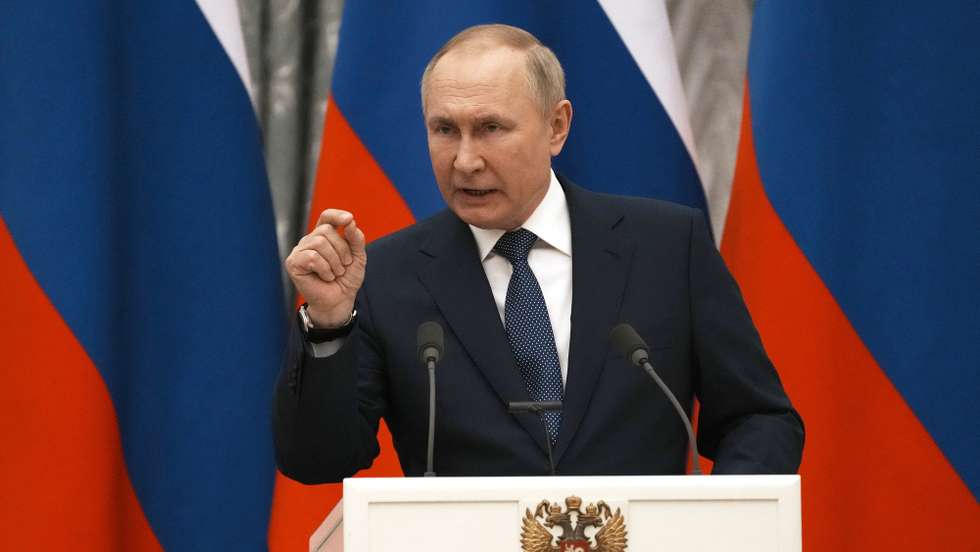 O Presidente da Rússia, Vladimir Putin