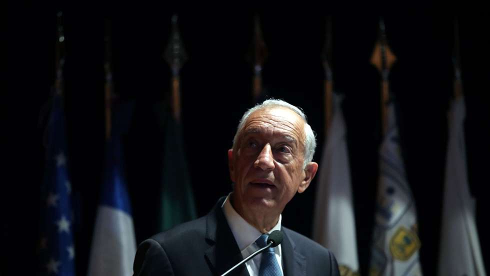 O Presidente da República, Marcelo Rebelo de Sousa, discursa durante a 53ª Convenção Nacional dos Lions de Portugal, na Maia, 07 de maio 2022. ESTELA SILVA/LUSA