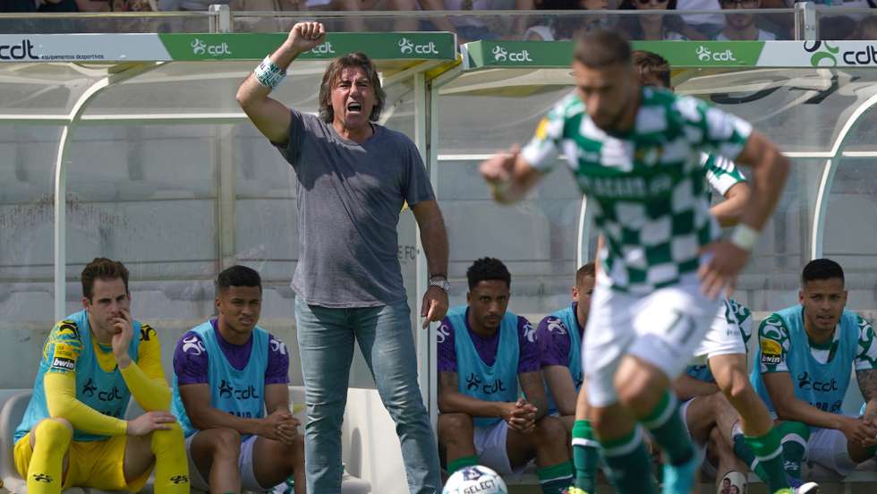 Sá Pinto treinador do Moreirense em jogo a contar para a Primeira Liga de Futebol realizado no Estádio Comendador Joaquim de Almeida Freitas em Moreira de Cónegos,  Portugal, 14 Maio 2022.HUGO DELGADO/LUSA
