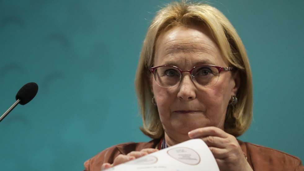 A Diretora-Geral da Saúde, Graça Freitas, fala numa conferência de imprensa sobre a Vacinação Outono/Inverno 2022/23 – COVID-19 e Gripe, no Ministério da Saúde em Lisboa, 08 de junho de 2022. TIAGO PETINGA/LUSA