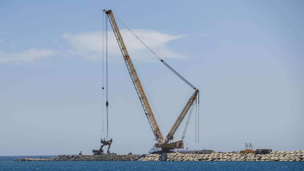 Inauguração das obras de expansão do Terminal de Contentores do Porto de Sines, 1.ª etapa da fase 3, iniciativa da PSA Sines, concessionária do Terminal de Contentores de Sines, 1 de julho de 2022. TIAGO CANHOTO/LUSA