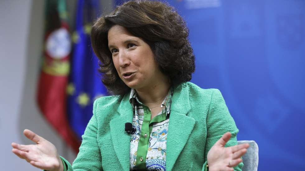 A secretária de Estado do Turismo Rita Marques, durante entrevista à Agência Lusa, no Ministerio da Economia, em Lisboa, 15 de março de 2022. (ACOMPANHA TEXTO DA LUSA DO DIA 16 DE MARÇO 2022). JOÃO RELVAS/LUSA