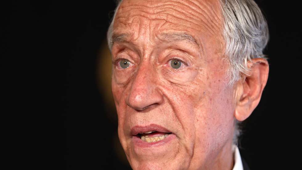 O Presidente da República, Marcelo Rebelo de Sousa, fala aos jornalistas após uma audiência com a Comissão Independente criada para investigar abusos sexuais na Igreja Católica Portuguesa, no Palácio de Belém, em Lisboa, 05 de agosto de 2022. ANTÓNIO PEDRO SANTOS/LUSA