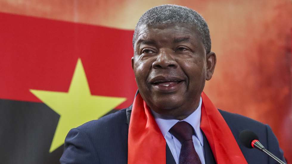 epa10145740 Incumbent President and Presidential candidate for the People's Movement for the Liberation of Angola (MPLA) Joao Lourenco attends a press conference after the National Electoral Commission (CNE) certified his party's victory in the 24 August general elections, at the MPLA headquarters in Luanda, Angola, 29 August 2022. The CNE published results 29 August that the MPLA won just more than 51 percent of the vote, guaranteeing a second term for Lourenco.  EPA/PAULO NOVAIS