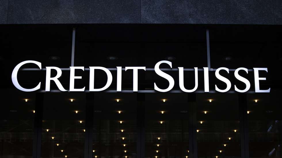 epa10524709 The logo at a building of the Credit Suisse bank in Zurich-Oerlikon, Switzerland, 23 November 2022 (issued 15 March 2023). Battered shares of Credit Suisse lost more than one-quarter of their value on 15 March 2023, hitting a record low after its biggest shareholder, the Saudi National Bank, told outlets that it would not inject more money into the ailing Swiss bank.  EPA/MICHAEL BUHOLZER   NO SALES/NO ARCHIVES