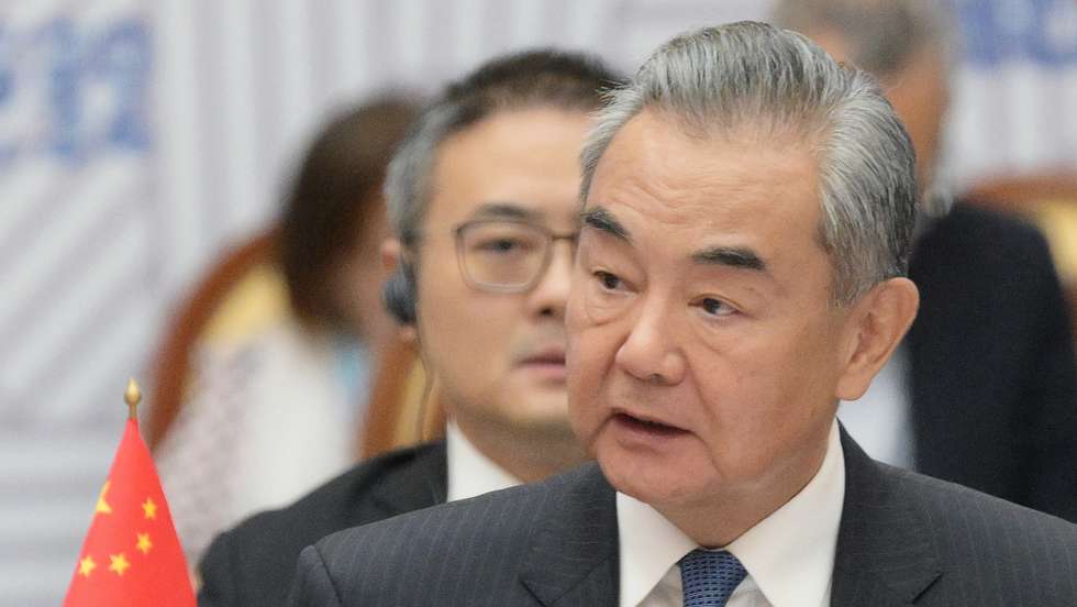 epa11598315 A handout photo made available by Photo Hosting agency brics-russia2024.ru shows Chinese Foreign Minister Wang Yi attending a meeting of BRICS and BRICS Plus High-Level Security Officials in St. Petersburg, Russia, 11 September 2024.  EPA/ALEXEI DANICHEV/PHOTO HOSTING AGENCY BRICS-RUSSIA2024.RU HANDOUT HANDOUT EDITORIAL USE ONLY/NO SALES