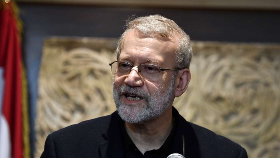 epa11722349 Senior Advisor to Iran's Supreme Leader Ayatollah Sayyed Ali Khamenei, Ali Larijani speaks at a press conference after a meeting with Lebanese Parliament Speaker Nabih Berri in Beirut, Lebanon, 15 November 2024. Larijani is in Beirut to meet with senior Lebanese officials to discuss bilateral relations and the ongoing conflict between Israel and Hezbollah. Larijani expressed Iran's support in current talks on a ceasefire in the Israel-Hezbollah conflict.  EPA/ABBAS SALMAN